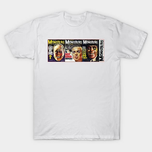 Classic Famous Monsters of Filmland Series 4 T-Shirt by Starbase79